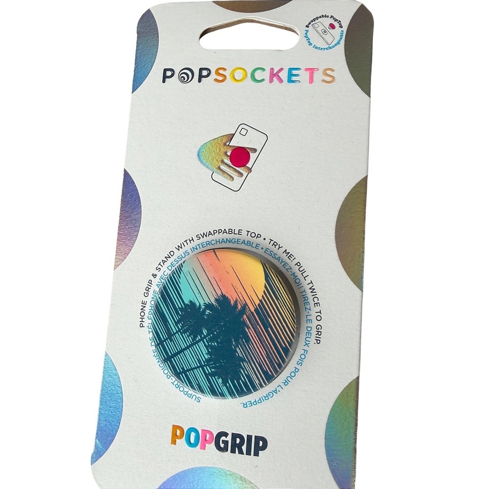 PopSockets PopGrip Tropical Punch Sunset Swappable Phone Grip Stand‎ 800991 NEW